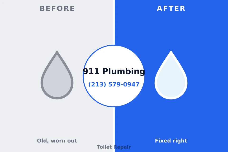 Before and after: plumbing repair Bluewell, WV